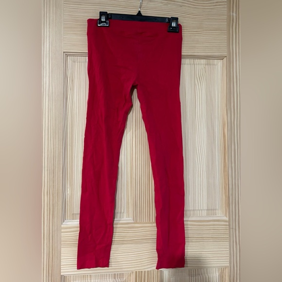 Wet Seal Red and Black Leggings - Picture 2 of 3
